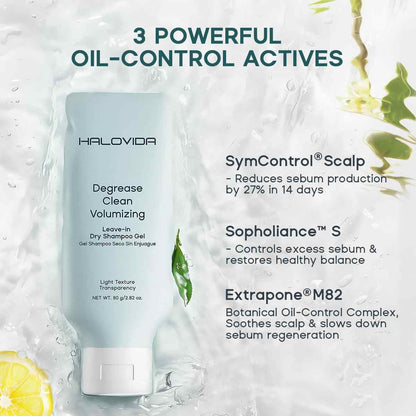 Instant Oil Control & Invisible Degreasing Leave-In Dry Shampoo Gel | Buy 1 Get 1 Free