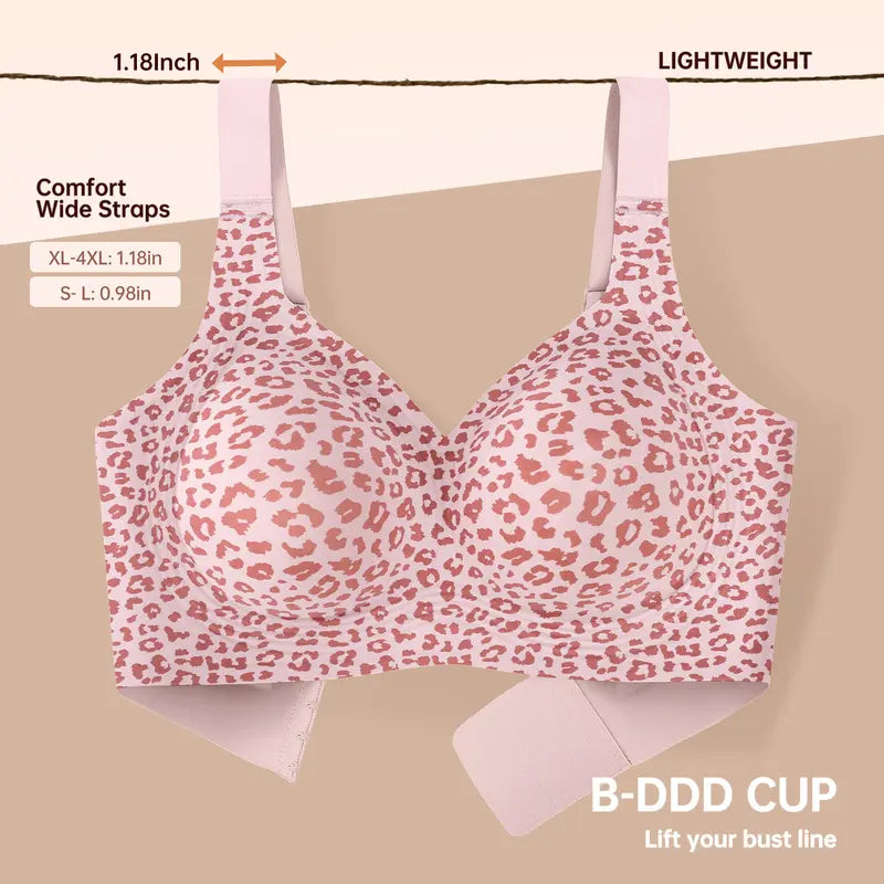 Ultra-Soft Wireless Support Bra with Instant Lift | 2 Pack per Set