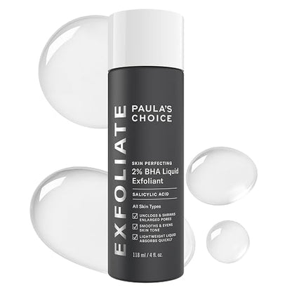 2% BHA Liquid Exfoliator – Unclog Pores & Smooth Skin Texture