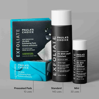 2% BHA Liquid Exfoliator – Unclog Pores & Smooth Skin Texture