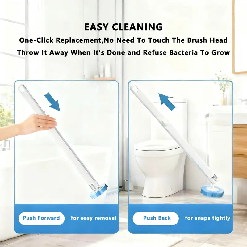 Ultimate Hygienic Toilet Cleaning: One Click, One Scrub, One Toss.